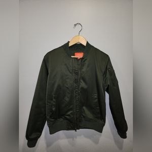 Joe fresh bomber jacket size small color olive green